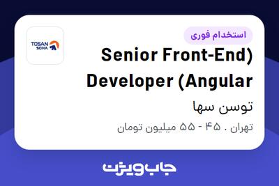 استخدام (Senior Front-End Developer (Angular در توسن سها