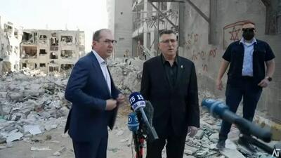 بازدید وزیر کشور آلمان از محل حمله موشکی ایران به اسرائیل/ وزیر خارجه رژیم صهیونیستی خواستار بازگشت مکانیزم ماشه علیه ایران شد