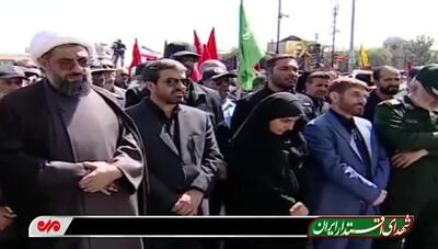 رجزخوانی دختر شهید شادمانی علیه رژیم صهیونیستی