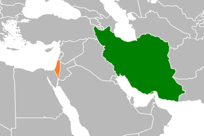 مقایسه اندازه اسرائیل و ایران به زبان ساده+ عکس