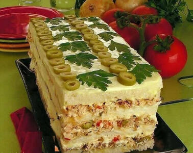 چند ایده تهیه کیک سالاد الویه مخصوص جشن تولد+ عکس - سبک ایده آل