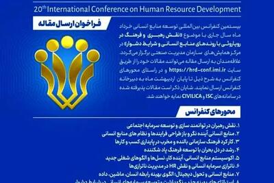 بیستمین کنفرانس بین المللی توسعه منابع انسانی