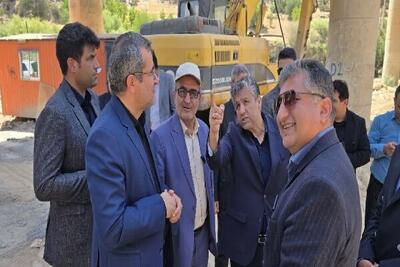 پیشرفت چشمگیر پل تنگ سریز/ استاندار بر رفع موانع و تسریع در تکمیل پروژه تأکید کرد