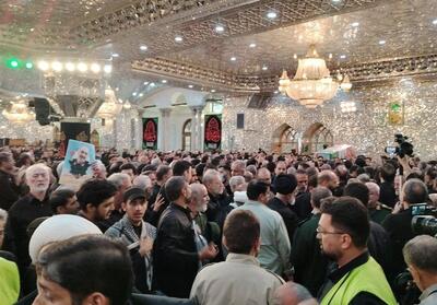 تشییع پیکر شهیدان سلامی و شانه‌‌ئی در حرم عبدالعظیم‌/ اقامه نماز بر پیکر شهدا - تسنیم