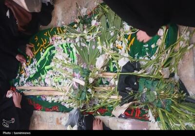 پیکر شهید سردار مهدی نعمتی در حرم حضرت عبدالعظیم(ع) آرام گرفت - تسنیم