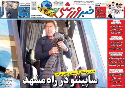 ساپینتو در راه مشهد/ پر بال و بی نوک/ پیشخوان
