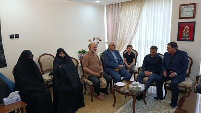 دیدار مخبر با خانواده سپهبد شهید غلامعلی رشید