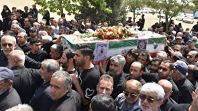 وداع باشکوه مردم گلسار با سرباز شهید امیرحسین کوه‌خیل