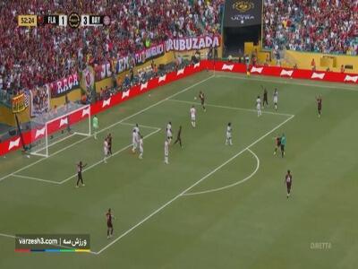 پنالتی برای فلامینگو و گل دوم توسط جورجینیو