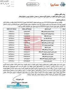 شوک تابستانی سایپا به مشتریان