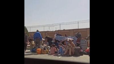 خروج گسترده اتباع غیرمجاز از اصفهان (فیلم)