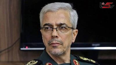 سنگ مزار ساده و مشترک سردار باقری با همسر و دخترش