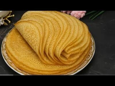 طرز تهیه نان صبحانه رستورانی بدون نیاز به ورز دادن