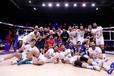 صعود والیبال ایران در رنکینگ جهانی +جدول