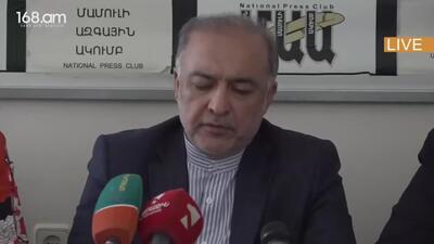 ببینید / سفیر ایران خبرنگار رسانۀ دولتی آمریکا را بیرون کرد