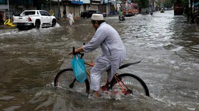 سیلاب در پاکستان ۴۵ قربانی گرفت