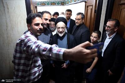 تصاویر؛ سید محمد خاتمی در مراسم عزاداری محرم