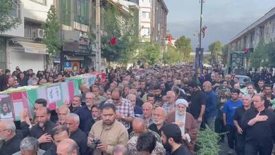 حضور سخنگوی وزارت امور خارجه در تشییع شهدای آستانه اشرفیه