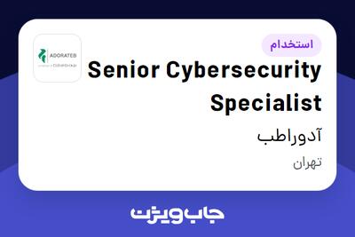 استخدام Senior Cybersecurity Specialist در آدوراطب