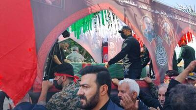 وداع باشکوه دزفول با سردار رشید؛ پیکر فرزند مقاومت در آغوش خاک وطن آرام گرفت