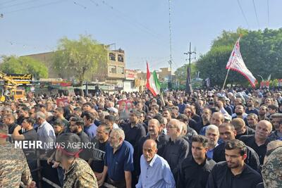 دزفول فرزند دلیرش را در آغوش گرفت
