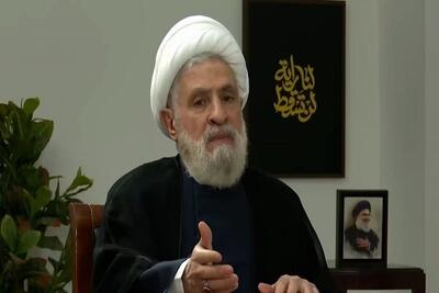 درخواست شیخ نعیم قاسم برای حمایت مردم لبنان از مقاومت