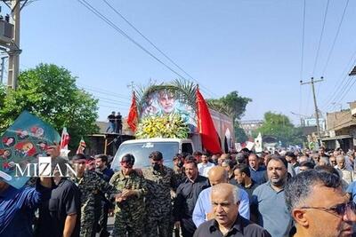 وداع دزفولی‌ها با سپهبد شهید غلامعلی رشید