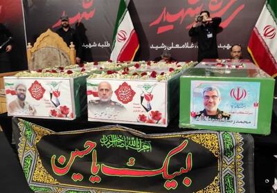 تشییع باشکوه پیکر سپهبد شهید رشید و فرزندش ‌در دزفول - روزنامه رسالت