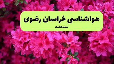 هواشناسی مشهد ۲۴ ساعت آینده | پیش بینی وضعیت آب و هوا خراسان رضوی فردا سه شنبه ۱۰ تیر ماه ۱۴۰۴ + هواشناسی خراسان رضوی