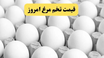 اعلام قیمت جدید تخم‌مرغ امروز دوشنبه  ۹ تیر ۱۴۰۴