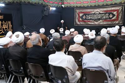 تصاویری از سوگواری محرم در دفتر حضرت آیت الله نوری همدانی | شفقنا