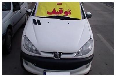 راننده ۱۳ ساله توقیف شد