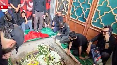 دلتنگی و گریه رفقای شهید امین عباس رشید