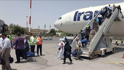 ۱۵ هزار و ۳۷ زائر ایرانی از طریق فرودگاه‌ها، به کشور بازگشتند
