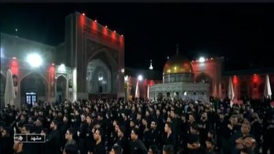 حسینیه حرم مطهر رضوی میزبان عزاداران حسینی می‌شود + فیلم