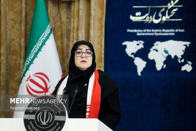 نشست خبری سخنگوی دولت