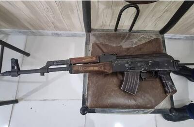 کشف سلاح جنگی در شهرستان دیر