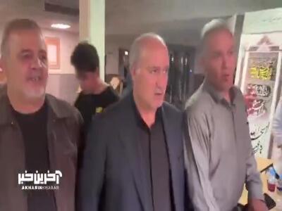 حضور مهدی تاج در مراسم گرامیداشت شهدای تجاوز رژیم صهیونیستی به خاک ایران