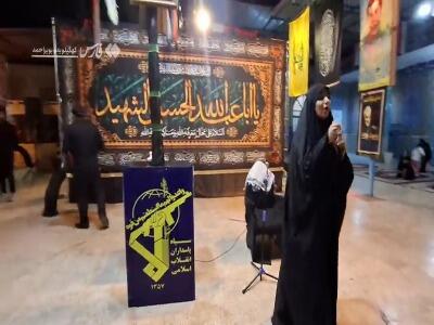 دختر گچسارانی پیام ایستادگی ایران را با رجزخوانی فریاد زد
