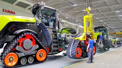 نگاهی به فرآیند طراحی و تولید تراکتور‌های CLAAS Xerion در کارخانه‌های آلمان (فیلم)