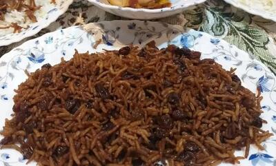 طرز تهیه سیاه پلو نذری به روش گیلانی