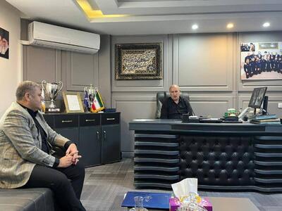 دیدار مدیرعامل باشگاه آلومینیوم با مهدی تاج