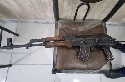 کشف سلاح جنگی در شهرستان دیر