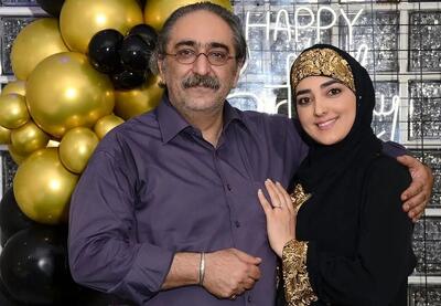 عکس خانوادگی مجری تلویزیون در هیئت