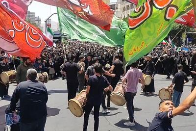 شهروند خبرنگار | دمام زنی هیئت امامین عسکریین (ع) در مشهد