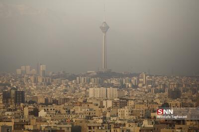 وضعیت هوای تهران نارنجی و ناسالم است