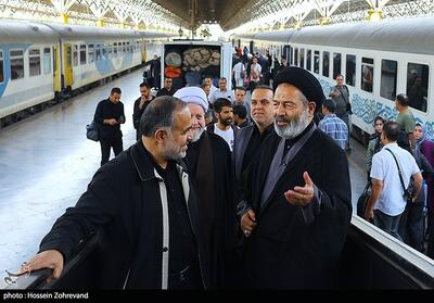 استقبال از سرپرست حجاج ایرانی در ایستگاه راه آهن تهران- عکس خبری تسنیم | Tasnim