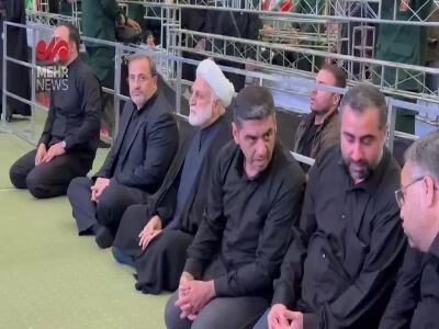 حضور اژه‌ای در آیین تجلیل از مدافعان جان برکف ایران در مصلای تهران