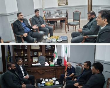 دیدار رئیس اداره ورزش و جوانان شهرستان ری با رئیس فدراسیون بوکس