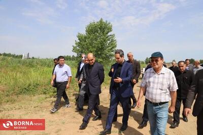 بازدید میدانی استاندار از محور ارتباطی حسن‌رود_چمخاله در شرق گیلان
